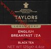 Taylors of Harrogate English Breakfast Leaf Tea 125g loser Tee