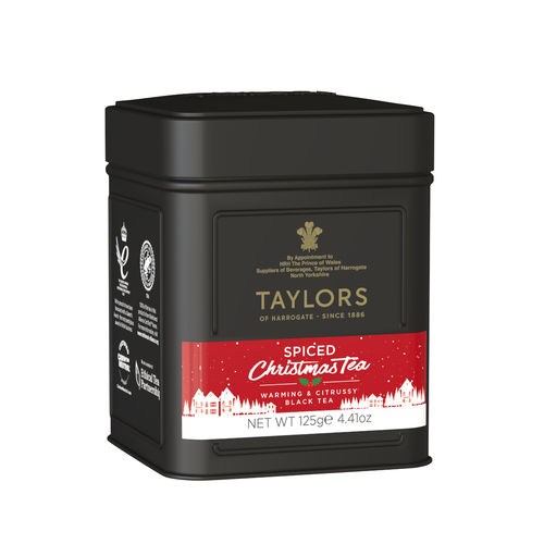 Taylors of Harrogate Spiced Christmas Leaf Tea 125g Geschenkdose
