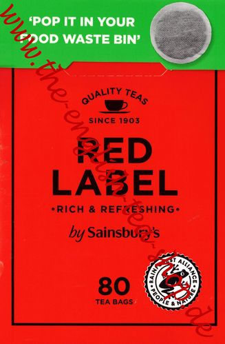 Sainsbury's Red Label 80 Teebeutel (250g)