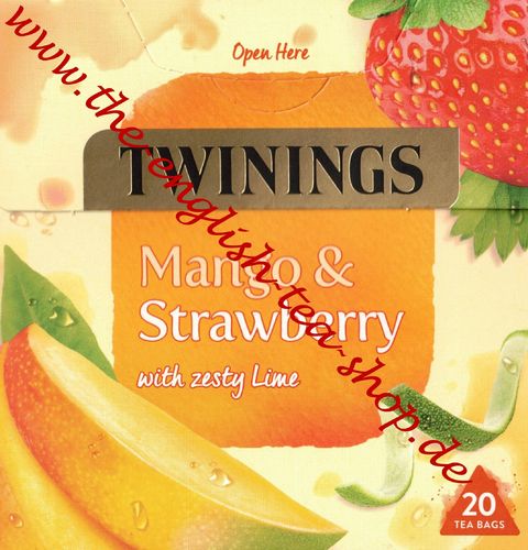 Twinings Mango & Strawberry 20 Pyramidenbeutel (50g)
