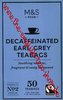 M&S Decaffeinated Earl Grey 50 Teebeutel (125g)