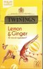 Twinings Lemon & Ginger 20 Tea Bags (30g)
